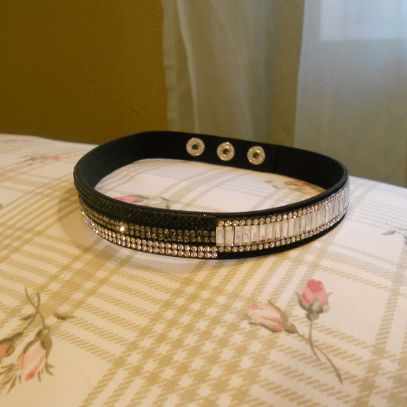 Suede, Bling Choker - Picture 2 of 6